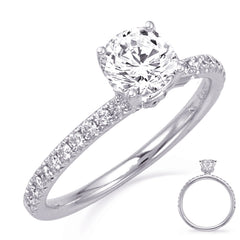 White Gold Engagement Ring
