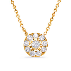 Yellow Gold Diamond Necklace