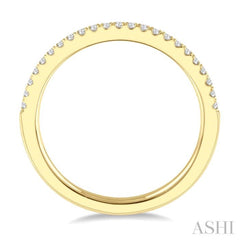 1/6 Ctw Round Cut Diamond Stack Band in 14K Yellow Gold