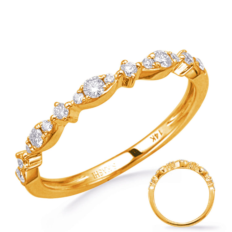 Yellow Gold Diamond Wedding Band