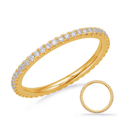 Yellow Gold Eternity Band