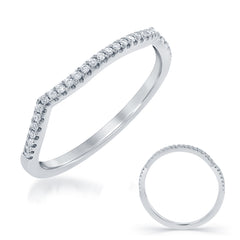 White Gold Wedding Band