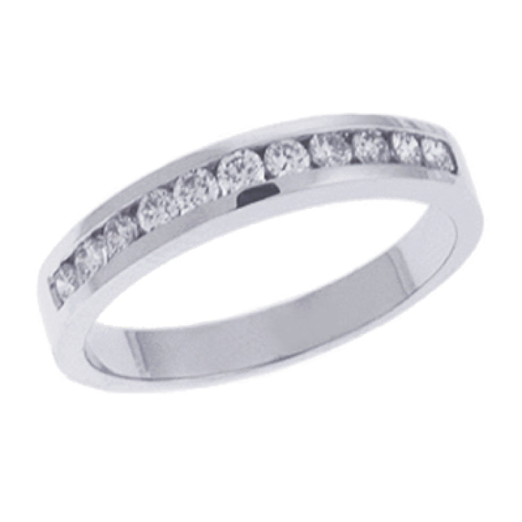 White Gold Diamond Band