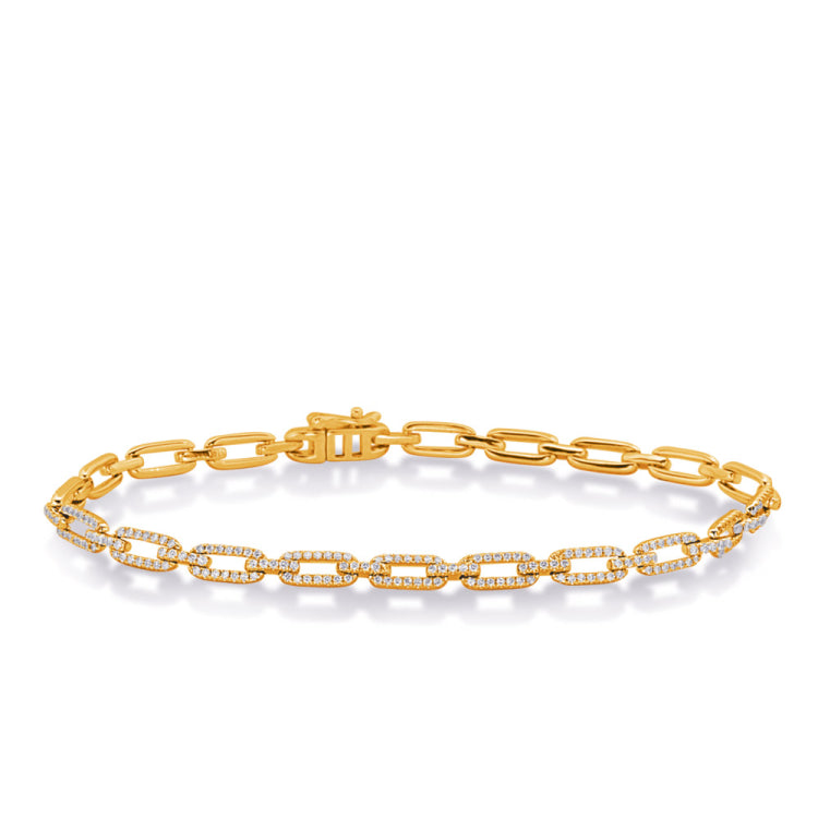 Yellow Gold Diamond Bracelet