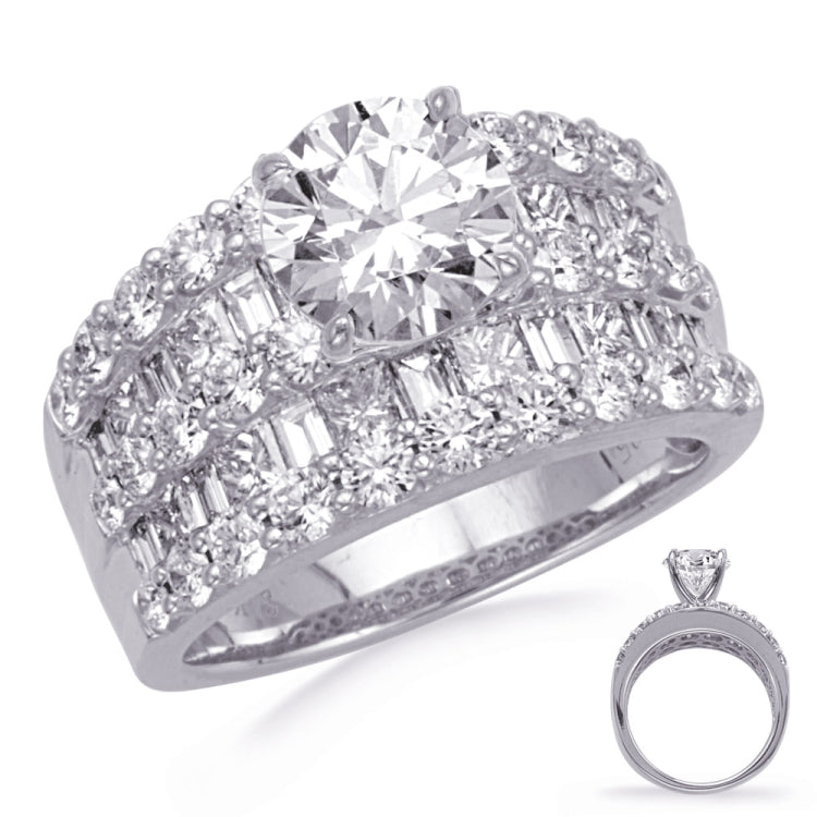 White Gold Diamond Engagement Ring
