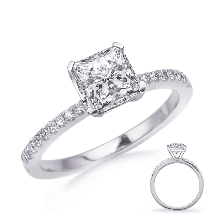 White Gold Engagement Ring.