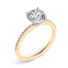 Yellow & White Gold Engagment Ring