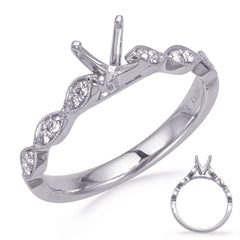 White Gold Diamond Engagement Ring