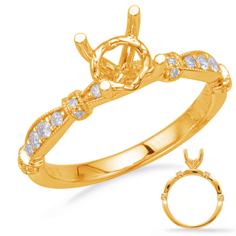 Yellow Gold Engagement Ring