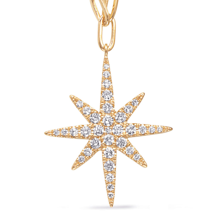 Yellow Gold Diamond Necklace