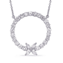 White Gold Diamond Necklace