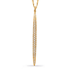 Yellow Gold Diamond Necklace