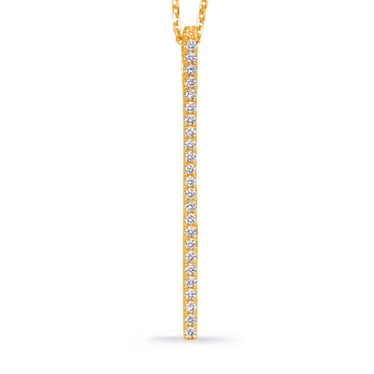 Yellow Gold Diamond Necklace