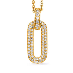 Yellow Gold Diamond Necklace