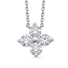 White Gold Diamond Necklace