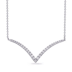 White Gold Diamond Necklace