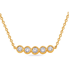 Yellow Gold Diamond Necklace