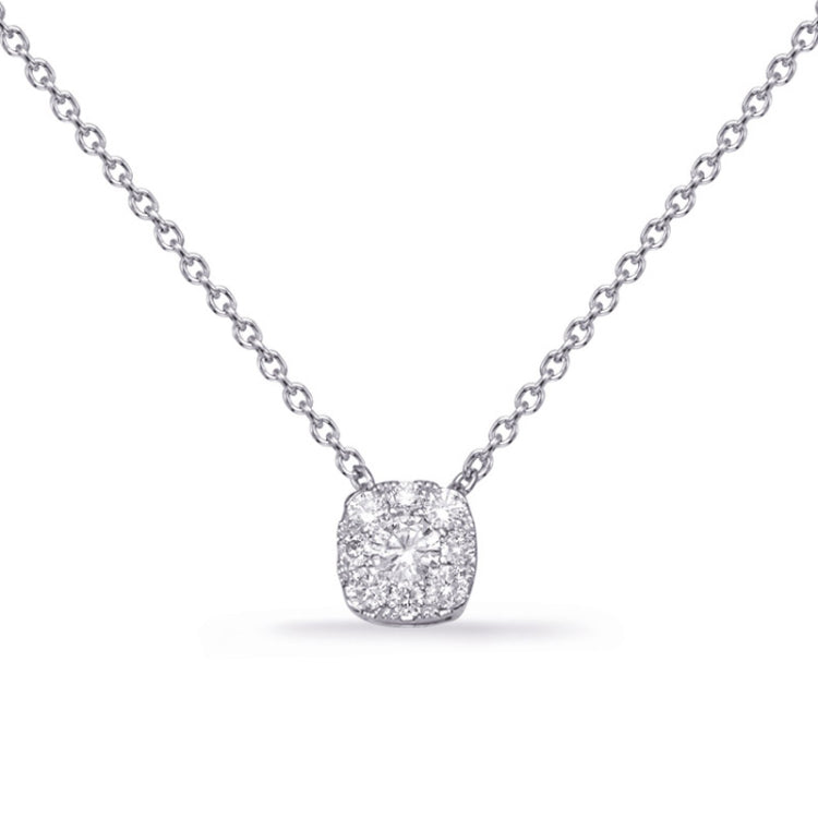 White Gold Diamond Necklace