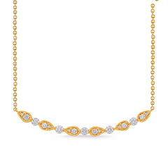 Yellow Gold Diamond Necklace