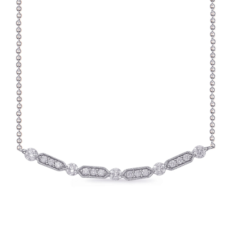 White Gold Diamond Necklace