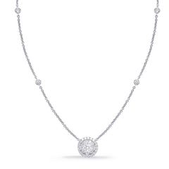 White Gold Diamond Necklace