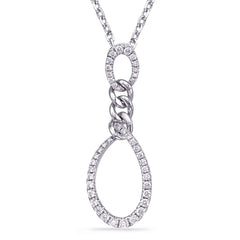 White Gold Diamond Pendant