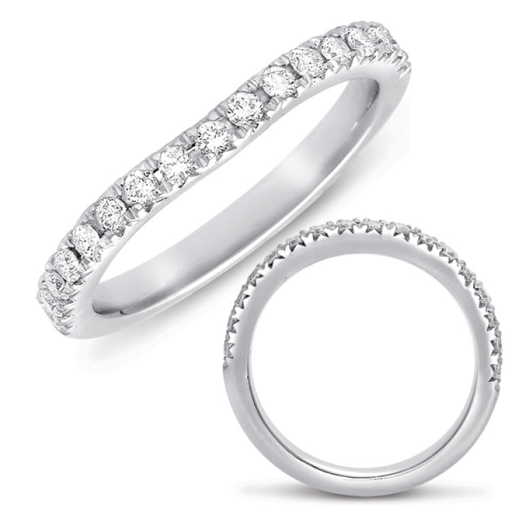 White Gold Wedding Band