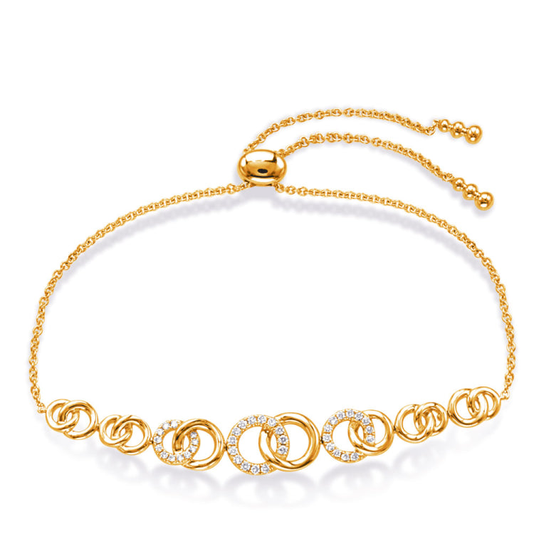 Yellow Gold Diamond Bracelet