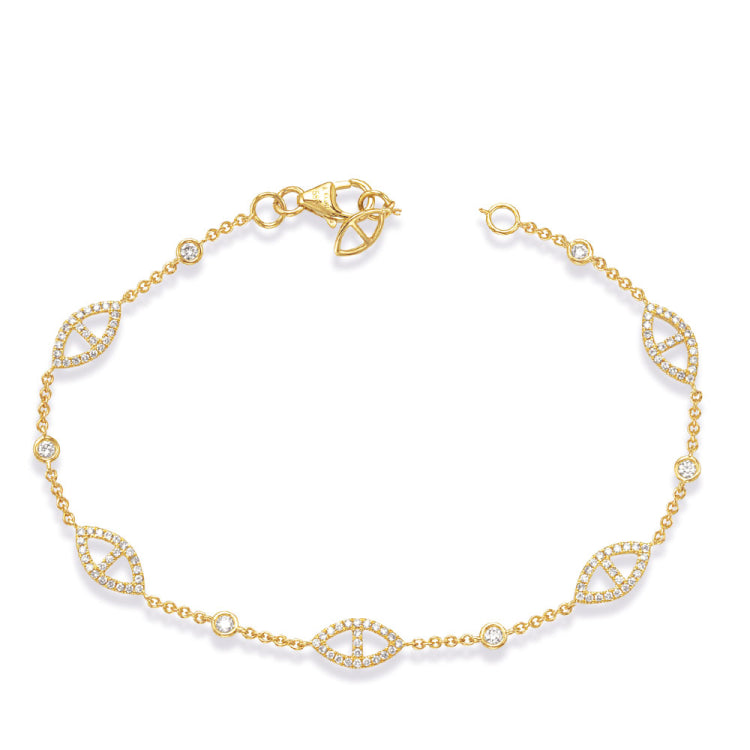 Yellow Gold Diamond Bracelet