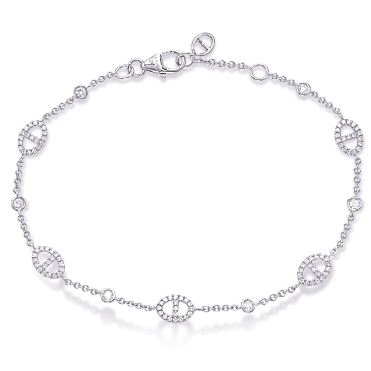 White Gold Diamond Bracelet