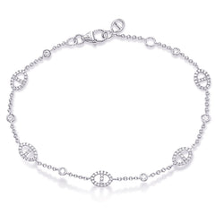 White Gold Diamond Bracelet