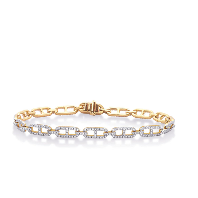 Yellow Gold Diamond Bracelet