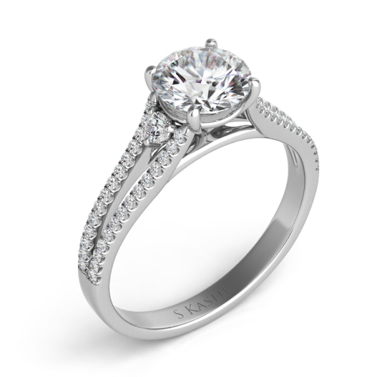 White Gold Engagement Ring