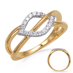 White & Yellow Gold Diamond Ring