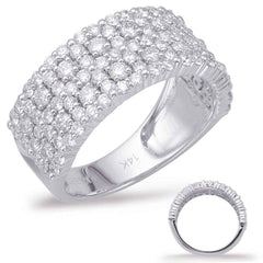 White Gold Diamond Fashion Ring