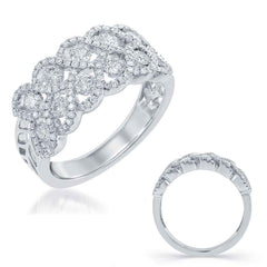 White Gold Diamond Fashion Ring