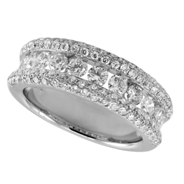 White Gold Pave Band