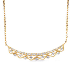 Yellow Gold Diamond Necklace