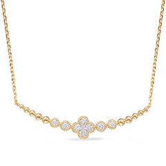 Yellow Gold Diamond Necklace