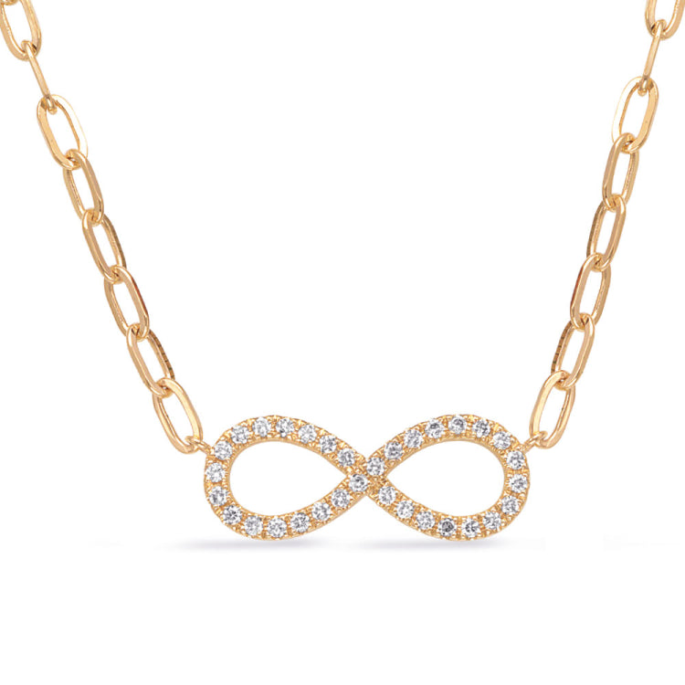 Yellow Gold Diamond Necklace