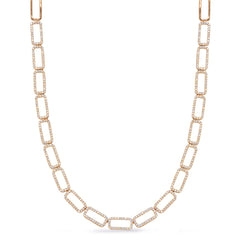 Yellow Gold Diamond Necklace