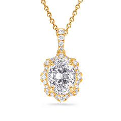 Yellow Gold Diamond Pendant