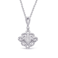 White Gold Diamond Pendant