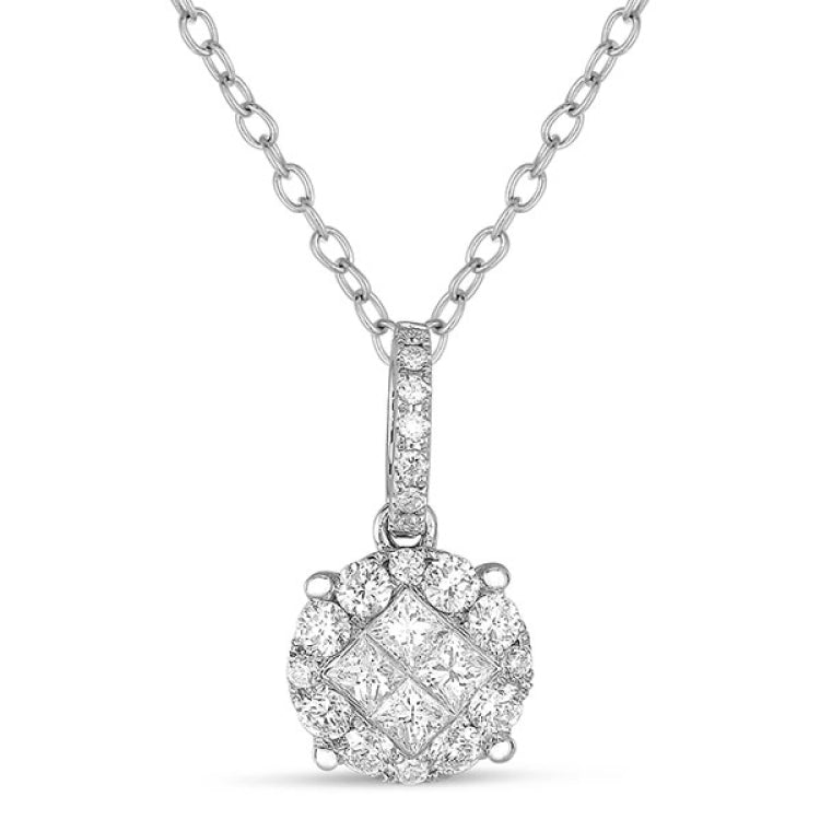 White Gold Diamond Pendant