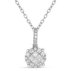 White Gold Diamond Pendant