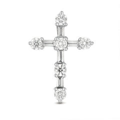 White Gold Cross Pendant