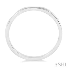 Shadow Band in 14K White Gold