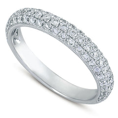 14 KT Rounds Shape Matching Band For Engagement Ring