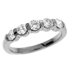14 KT Rounds Shape Diamond Band