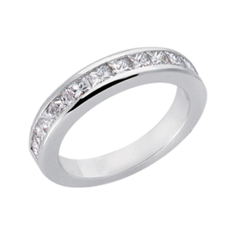 14 KT Princess Shape Diamond Princess Band